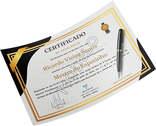 Certificado Oficial Mestre do Espetinho