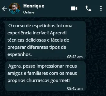 Feedback de Aluno 1