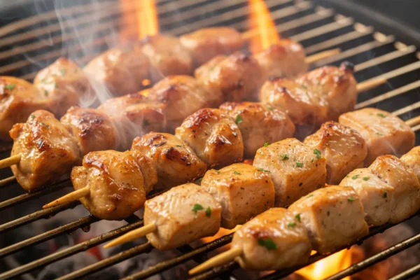 espetinhos frango grelha coxa peito > Como Fazer Espetinho