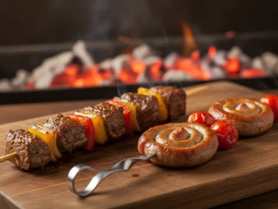 Página Inicial - Como Fazer Espetinhos 7 Espetos de Madeira ou Metal! Qual o Melhor para Seu Churrasco?