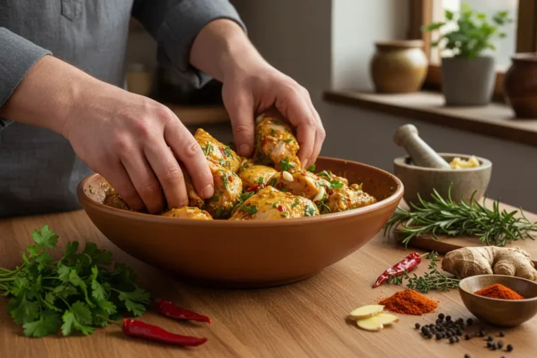 Marinada mágica para espetinho de frango suculento e macio