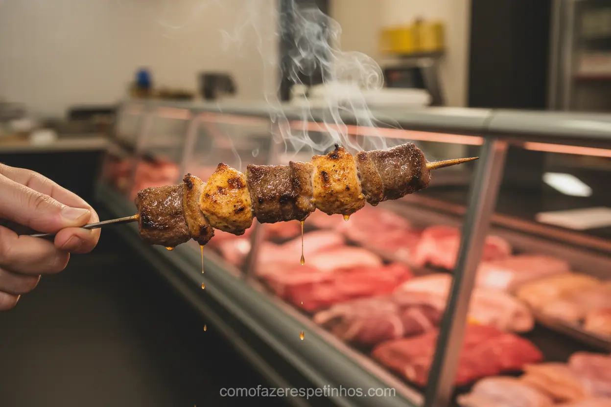 Espetinho carne fornecedor qualidade
