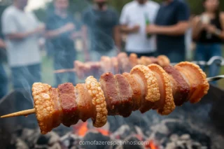espetinho panceta torresmo thumb > Como Fazer Espetinho