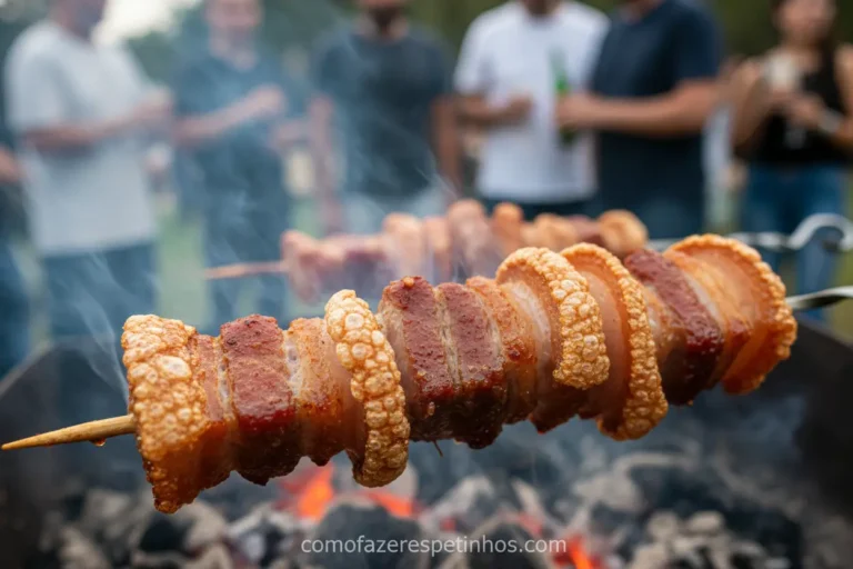 espetinho panceta torresmo thumb > Como Fazer Espetinho
