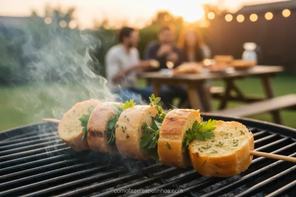 espetinho pao alho churrasco > Como Fazer Espetinho