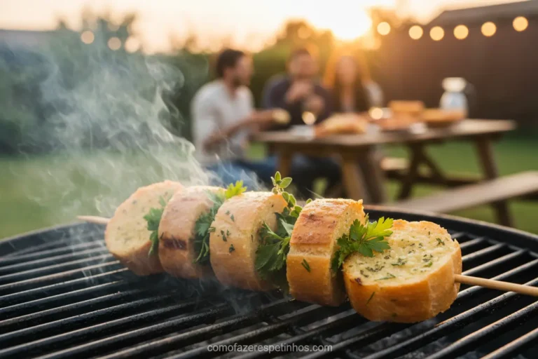 espetinho pao alho churrasco > Como Fazer Espetinho