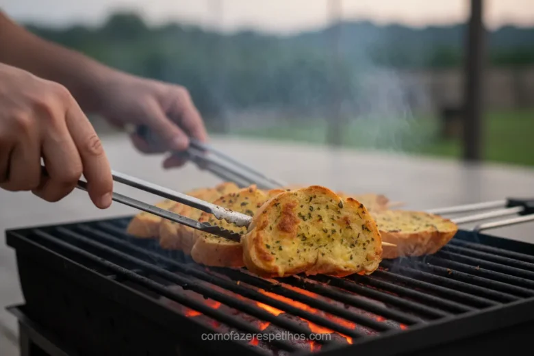 Dicas para assar pão de alho no espetinho na brasa do churrasco