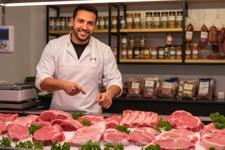 Comparação de tipos de fornecedores de carne para espetinho