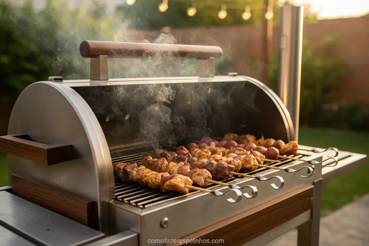 churrasqueira bafo espetinhos > Como Fazer Espetinho