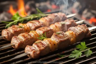 espetinho cordeiro grelhado > Como Fazer Espetinho