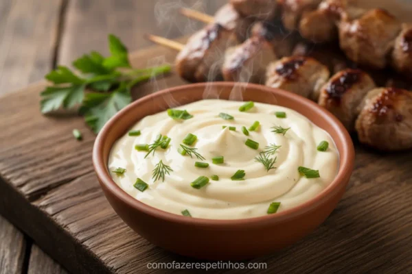 maionese temperada espetinhos thumbnail > Como Fazer Espetinho