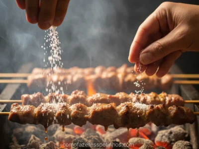 Sal Grosso ou Fino no Espetinho? O Segredo do Sabor Perfeito!