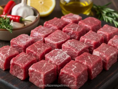 Descongele Carne Rápido e Seguro para Espetinhos Perfeitos!
