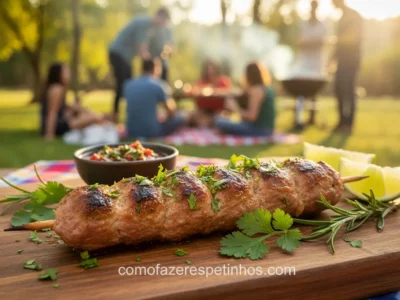 Espetinho de Carne Moída! Sabor Inesquecível para Seu Churrasco