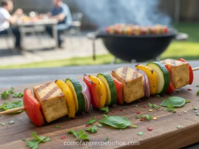 Receita de Espetinho de Tofu: Sabor Vegano Incrível para Seu Churrasco!