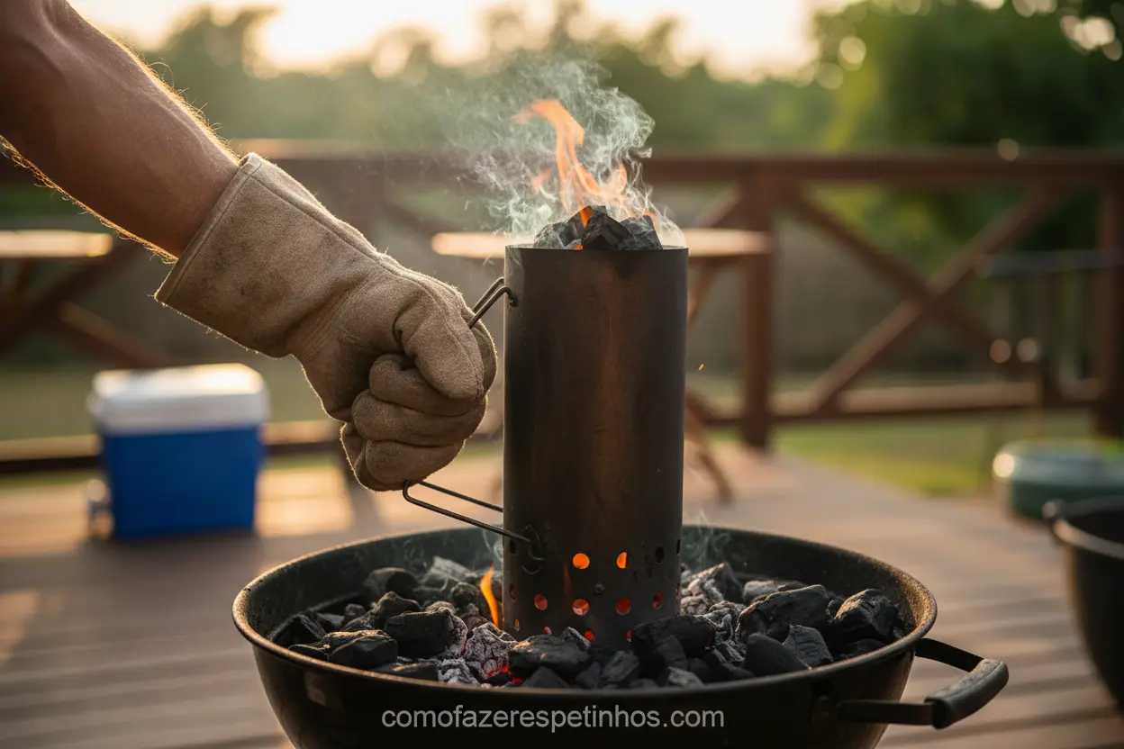 Melhor carvão para churrasco acendendo