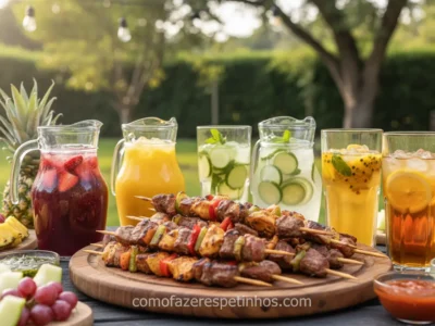 Bebidas não alcoólicas para churrasco! Opções que vão te surpreender