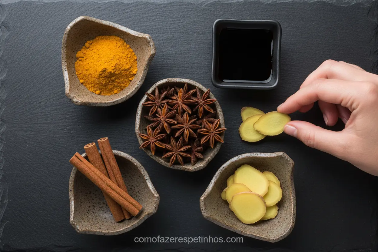 Temperos exóticos para espetinhos