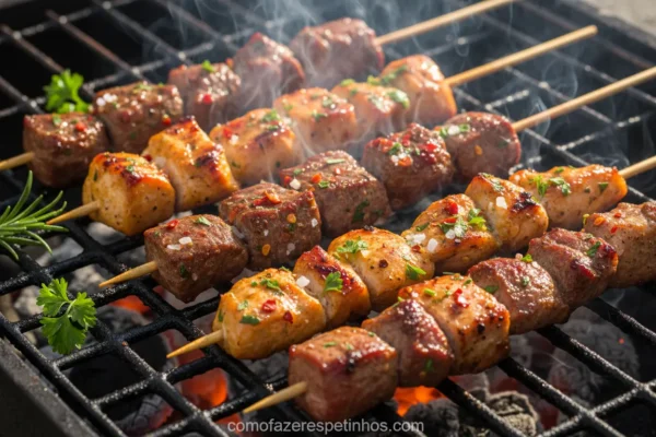 Melhores temperos para espetinhos na brasa
