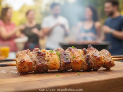 Espetinho de Fraldinha na Mostarda: O Segredo para um Churrasco Perfeito!