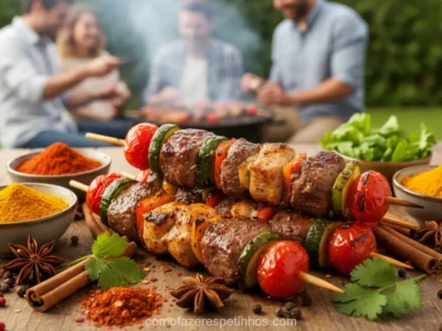 Página Inicial - Como Fazer Espetinhos 6 Temperos Exóticos para Espetinhos: Sabor Inesquecível!