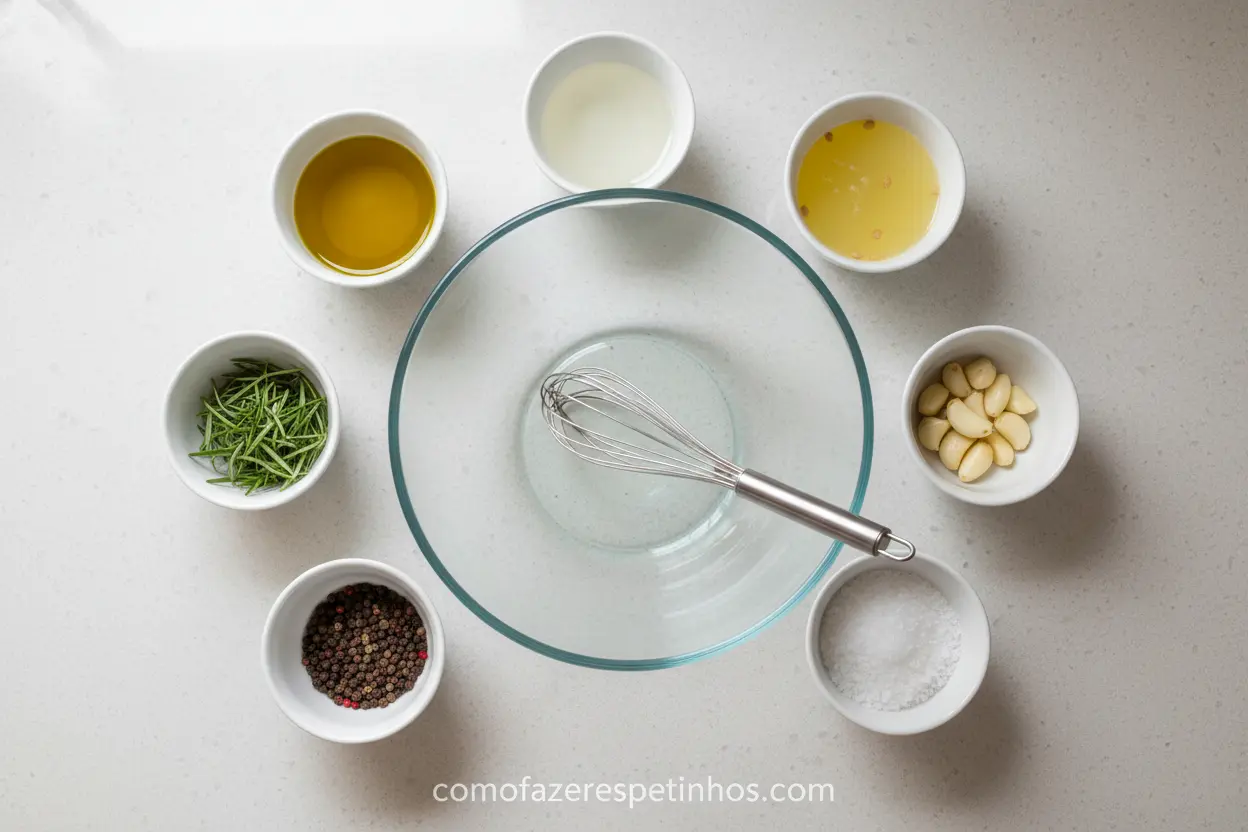 Ingredientes básicos para marinadas de espetinhos