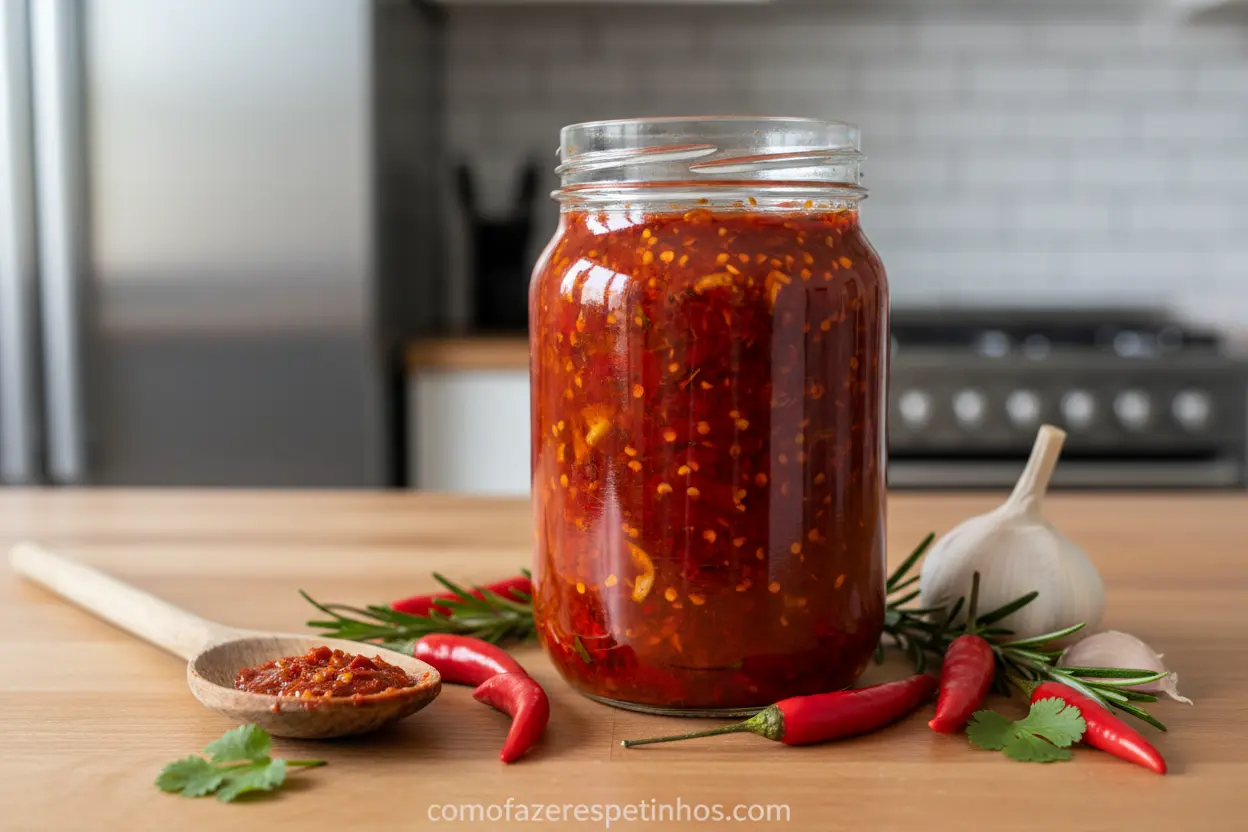 O melhor molho de pimenta para churrasquinho caseiro.