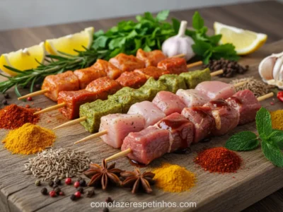 Temperos para Espetinhos Variados! Sabor Inesquecível a Cada Mordida