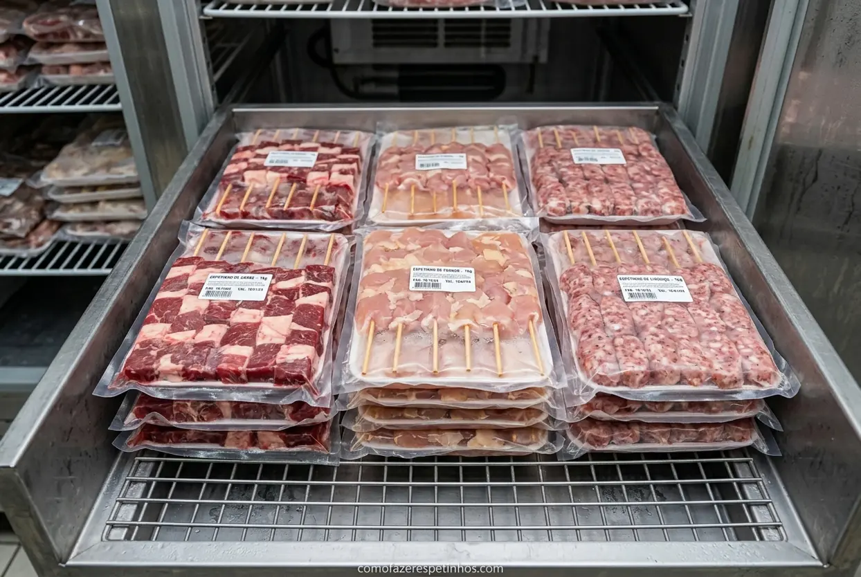 como embalar carnes a vacuo para espetinhos