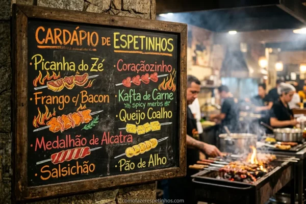 Ideias de nomes para espetaria criativos e originais.