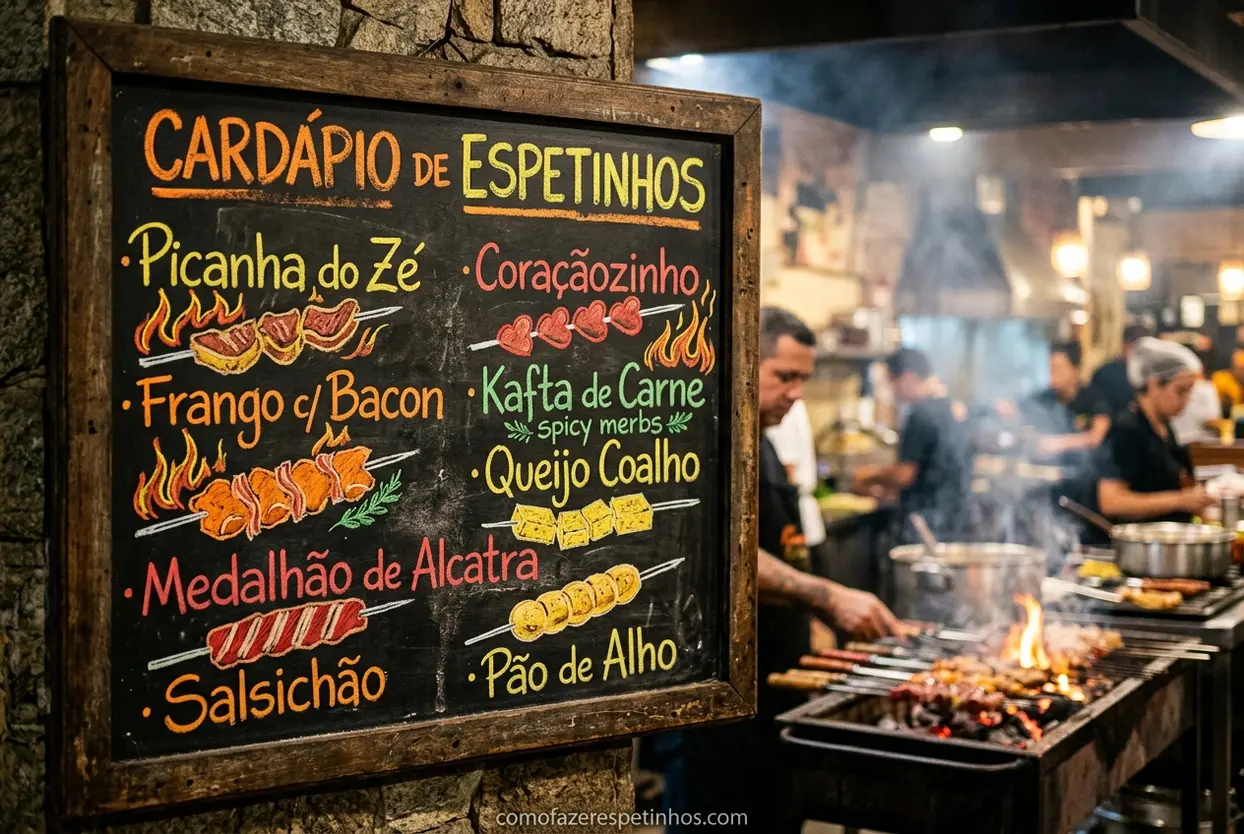 Ideias de nomes para espetaria criativos e originais.