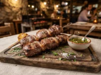 espetinho de bife ancho argentino