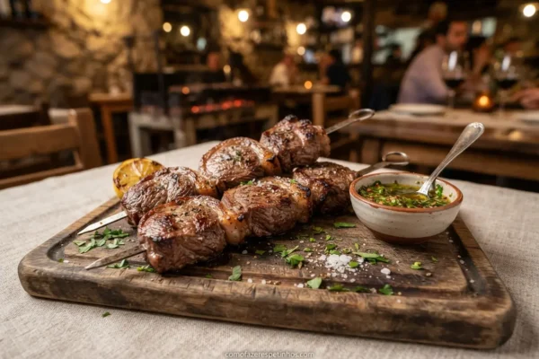 espetinho de bife ancho argentino